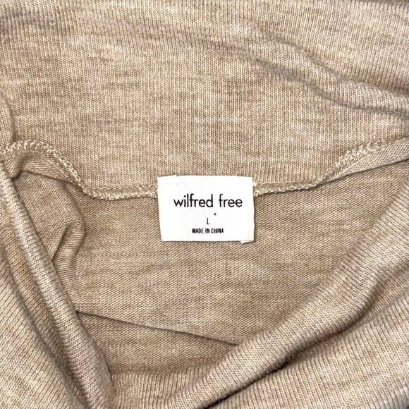 Wilfred Free | L | Turtleneck Sweater | Minimalist | Cozy | Casual | Neutral - Picture 5 of 14